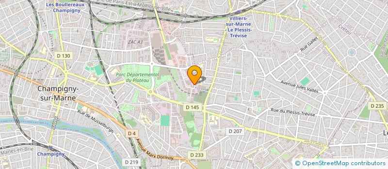 localisation de l'entreprise CAP CONSULTING à CHAMPIGNY-SUR-MARNE