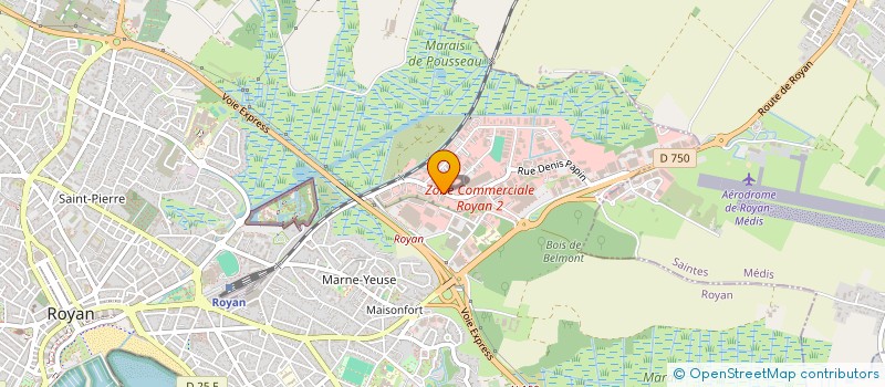 localisation de l'entreprise CAP CORDOUAN  ROYAN