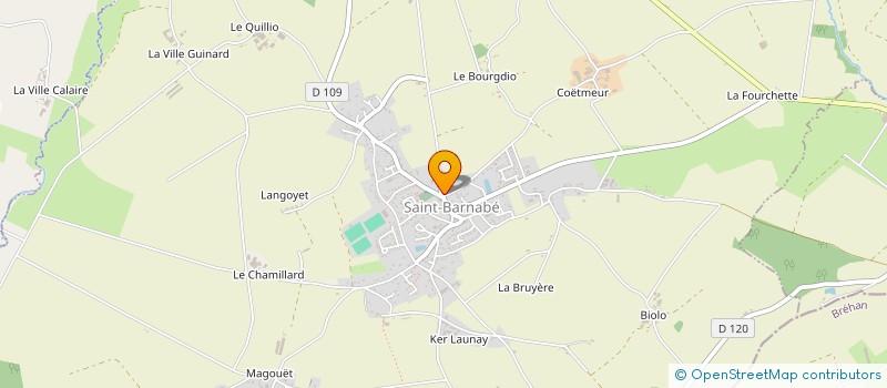 localisation de l'entreprise CAP COULEUR à LOUDEAC