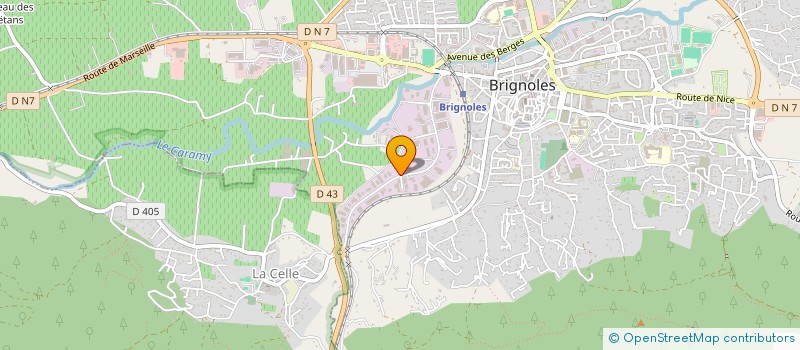 localisation de l'entreprise CAP COULEURS BRIGNOLES à BRIGNOLES