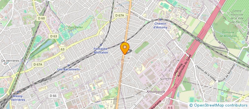 localisation de l'entreprise CAP COUVERTURE HORN à ANTONY