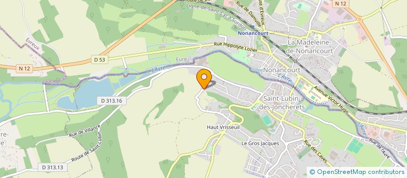 localisation de l'entreprise CAP CREATION ET DEVELOPPEMENT à SAINT-LUBIN-DES-JONCHERETS