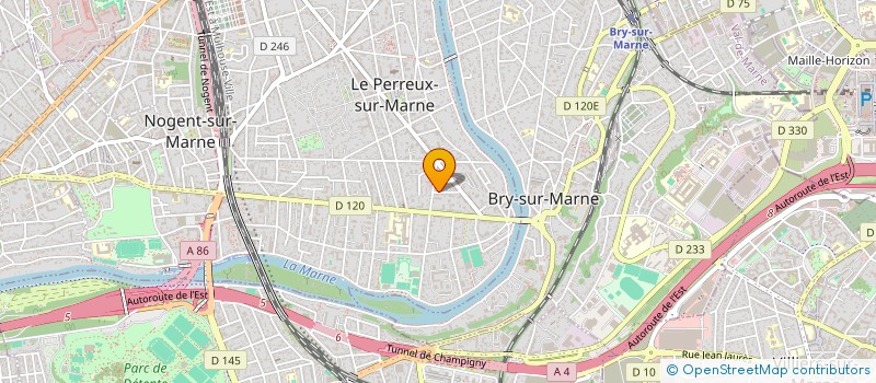 localisation de l'entreprise CAP CRETEIL à LE PERREUX-SUR-MARNE