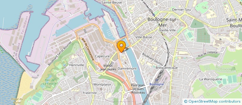 localisation de l'entreprise CAP' CREW DIAMOND'S FAMILY à BOULOGNE-SUR-MER