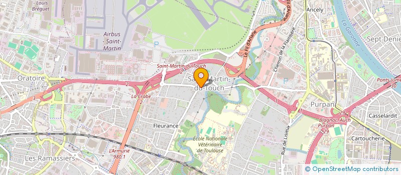 localisation de l'entreprise CAP D à TOULOUSE