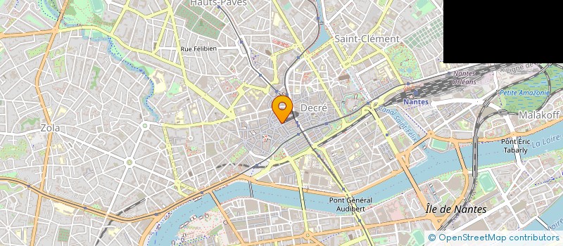 localisation de l'entreprise CAP D'ANTHIB  NANTES