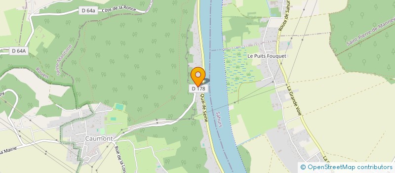 localisation de l'entreprise CAP D'AVENTURE à LE GRAND-QUEVILLY