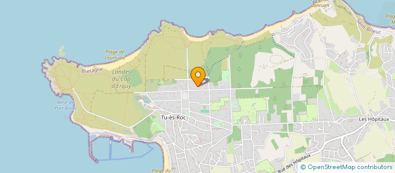 localisation de l'entreprise CAP D'ERQUY  ERQUY