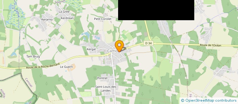 localisation de l'entreprise CAP DANS L'OUEST  CAMOEL