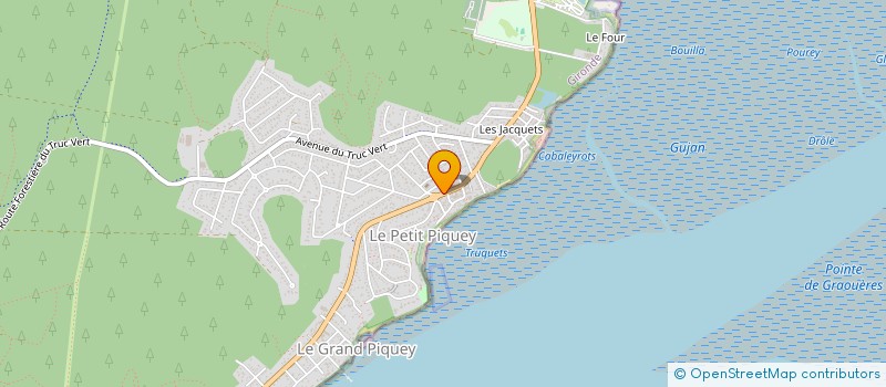 localisation de l'entreprise CAP DANSE  LEGE-CAP-FERRET