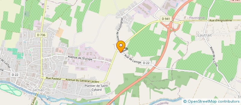 localisation de l'entreprise CAP DAS à JARNAC