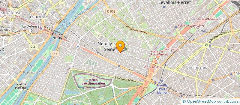 localisation de l'entreprise CAP DE FRANCE, AGENCE CULTURE ART & PATRIMOINE FRANCAIS à NEUILLY-SUR-SEINE