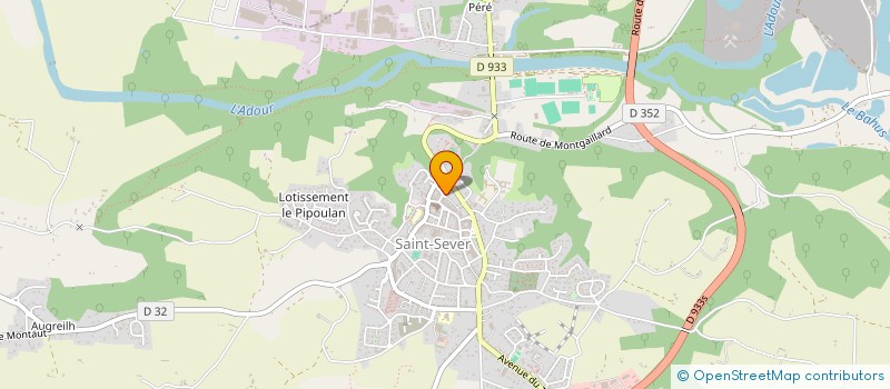 localisation de l'entreprise CAP DE GASCOGNE GROUPE EMPLOY AGRICOLE à SAINT-SEVER