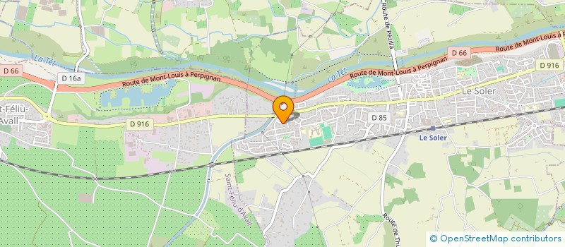 localisation de l'entreprise CAP DE LA MAURESQUE  LE SOLER