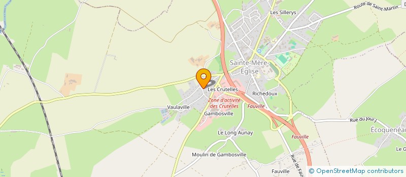 localisation de l'entreprise CAP DE LAINE  SAINTE-MERE-EGLISE