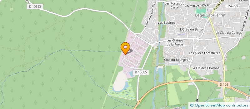 localisation de l'entreprise CAP DECO 33  ANDERNOS-LES-BAINS