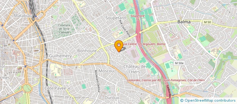 localisation de l'entreprise CAP'DECO à TOULOUSE