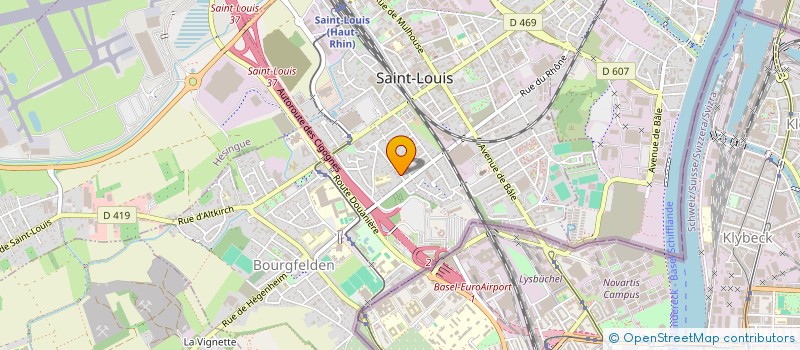 localisation de l'entreprise CAP DECORATION  SAINT-LOUIS