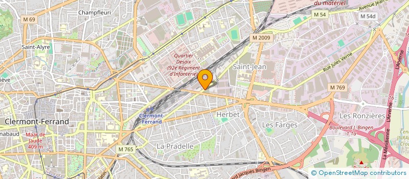 localisation de l'entreprise CAP DEMAIN à CLERMONT-FERRAND