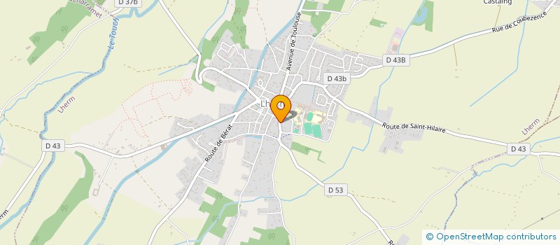 localisation de l'entreprise CAP DESSUS SARL à LHERM