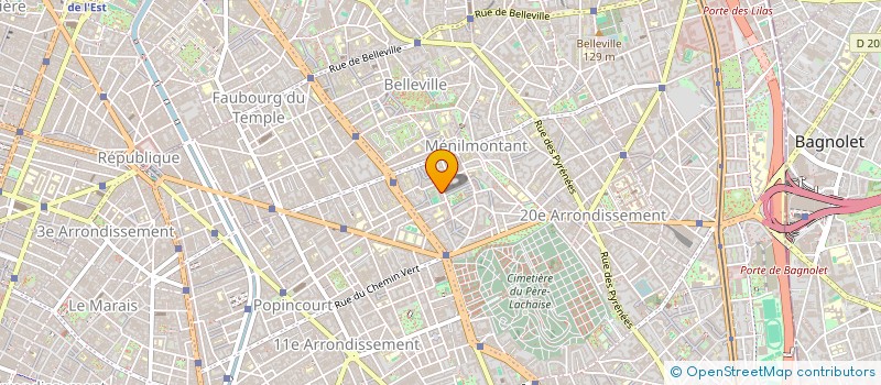 localisation de l'entreprise CAP' DEVANT à PARIS