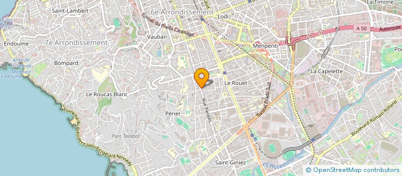 localisation de l'entreprise CAP DEVELOPPEMENT à MARSEILLE