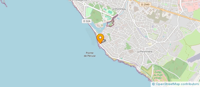 localisation de l'entreprise CAP DEVELOPPEMENT à LES SABLES D'OLONNE