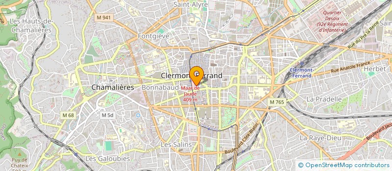 localisation de l'entreprise CAP DEVELOPPEMENT à CLERMONT-FERRAND