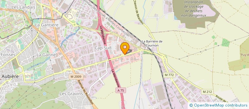 localisation de l'entreprise CAP DIFF LEMPDES  AUBIERE