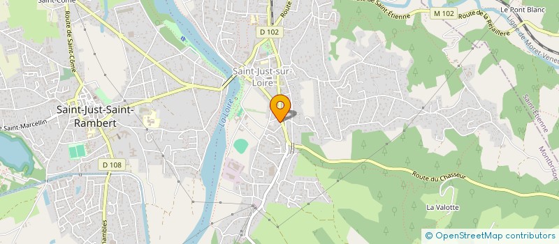 localisation de l'entreprise CAP DIGIT  SAINT-JUST-SAINT-RAMBERT