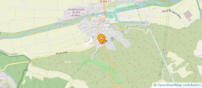 localisation de l'entreprise CAP DIGITAL CONSEIL  VINON-SUR-VERDON