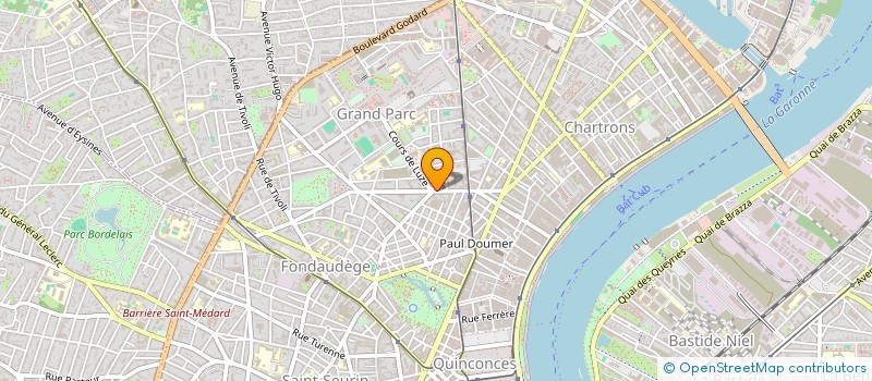 localisation de l'entreprise CAP DISTRI à BORDEAUX