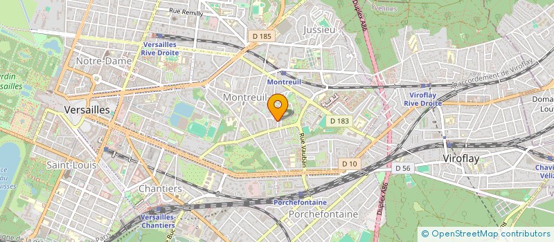 localisation de l'entreprise CAP DOL à VERSAILLES