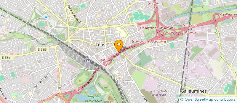 localisation de l'entreprise CAP DOMICILE à LENS