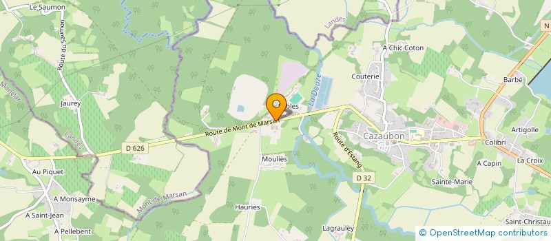 localisation de l'entreprise CAP DU BOSC à CAZAUBON