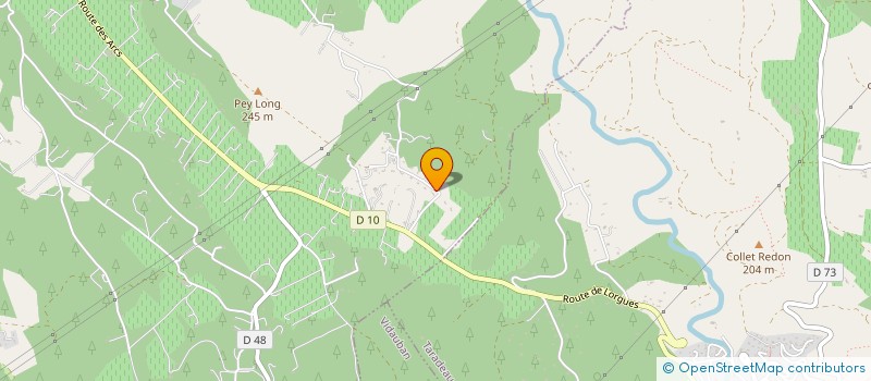 localisation de l'entreprise CAP DU VAL CLOS  LORGUES