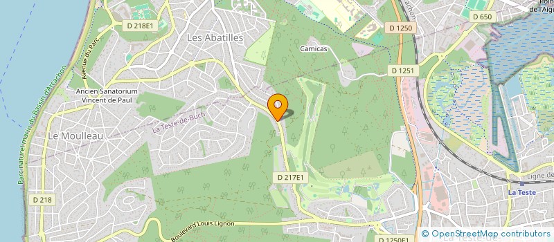 localisation de l'entreprise CAP DUNE IMMOBILIER à LA TESTE-DE-BUCH