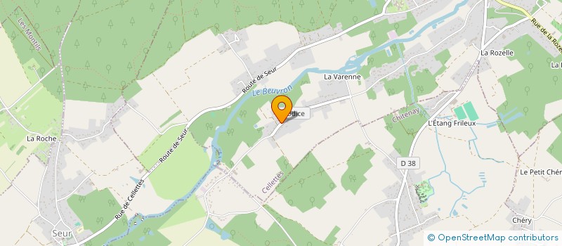 localisation de l'entreprise CAP & DUPRE  CELLETTES