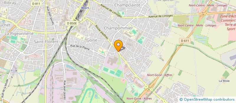 localisation de l'entreprise CAP'EA FORMATION à NIORT