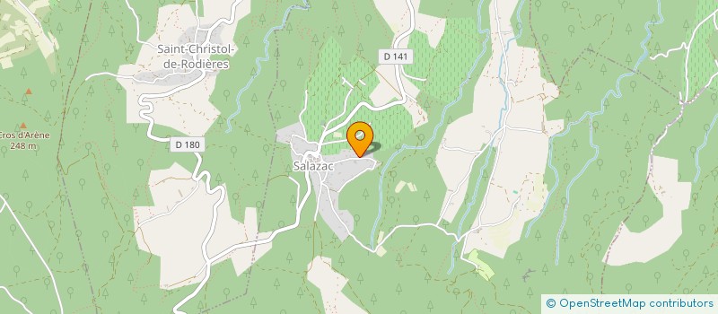 localisation de l'entreprise CAP EDIFICE  SALAZAC