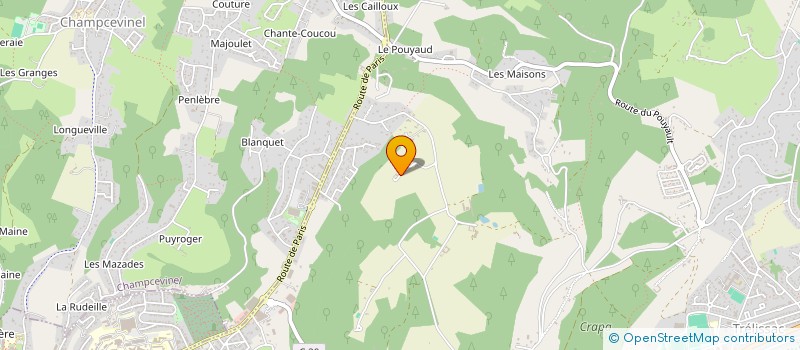 localisation de l'entreprise CAP'ELEC ENERGIES  TRELISSAC