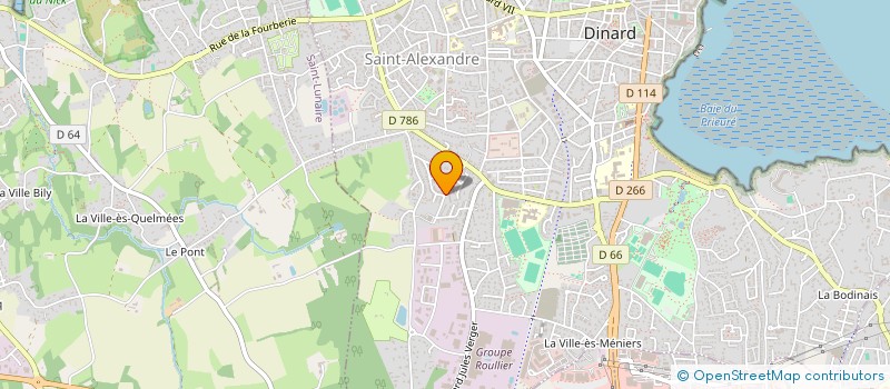 localisation de l'entreprise CAP ELEC OUEST  DINARD