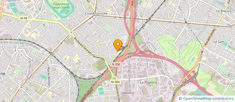 localisation de l'entreprise CAP EMPLOI LILLE METROPOLE DOUAISIS à MARCQ-EN-BARŒUL
