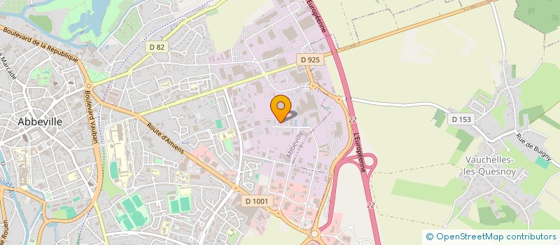 localisation de l'entreprise CAP ENERGIE LES ATELIERS DE L'AXONNAIS à ABBEVILLE