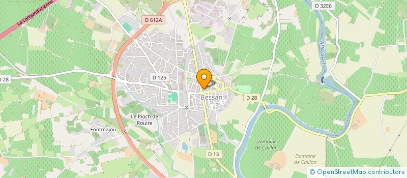 localisation de l'entreprise CAP ENTRETIEN  BESSAN