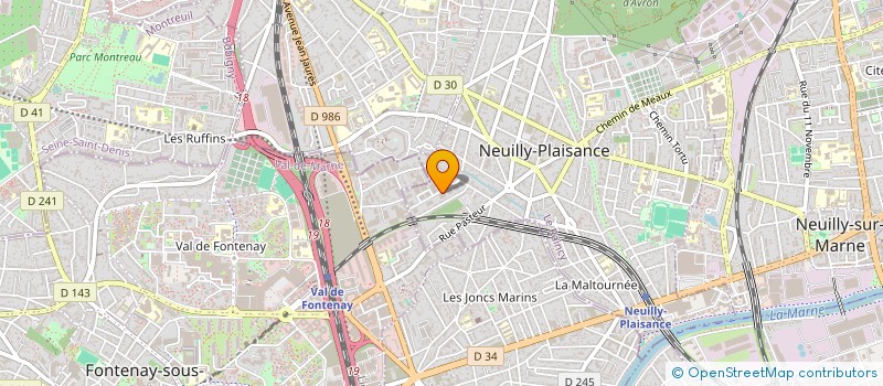 localisation de l'entreprise CAP ENVIRONNEMENT à NEUILLY-PLAISANCE
