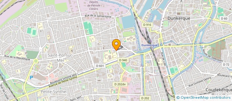 localisation de l'entreprise CAP ' ERGO à DUNKERQUE