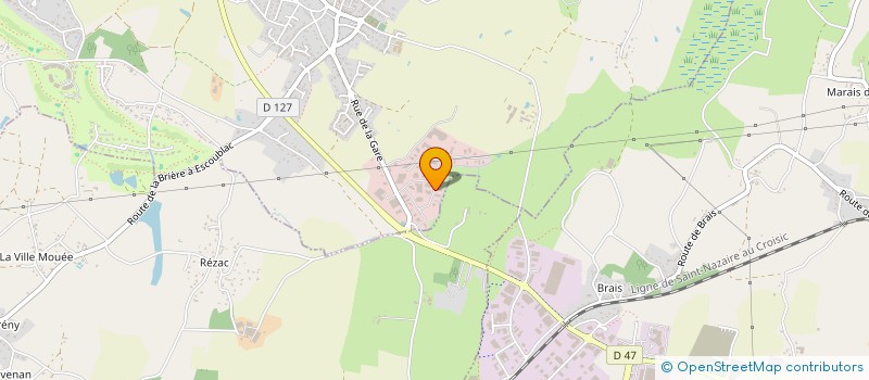 localisation de l'entreprise CAP ESPACES SERVICES à SAINT-ANDRE-DES-EAUX