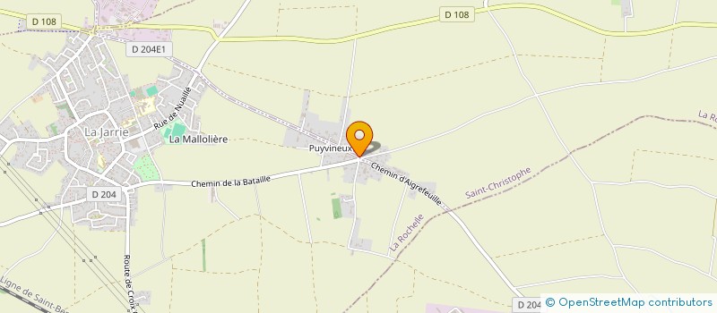 localisation de l'entreprise CAP ESPERANCE  SAINTE-SOULLE