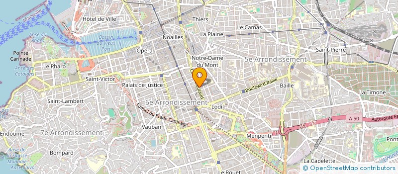 localisation de l'entreprise CAP ESPERANCE REVOLUTION à MARSEILLE
